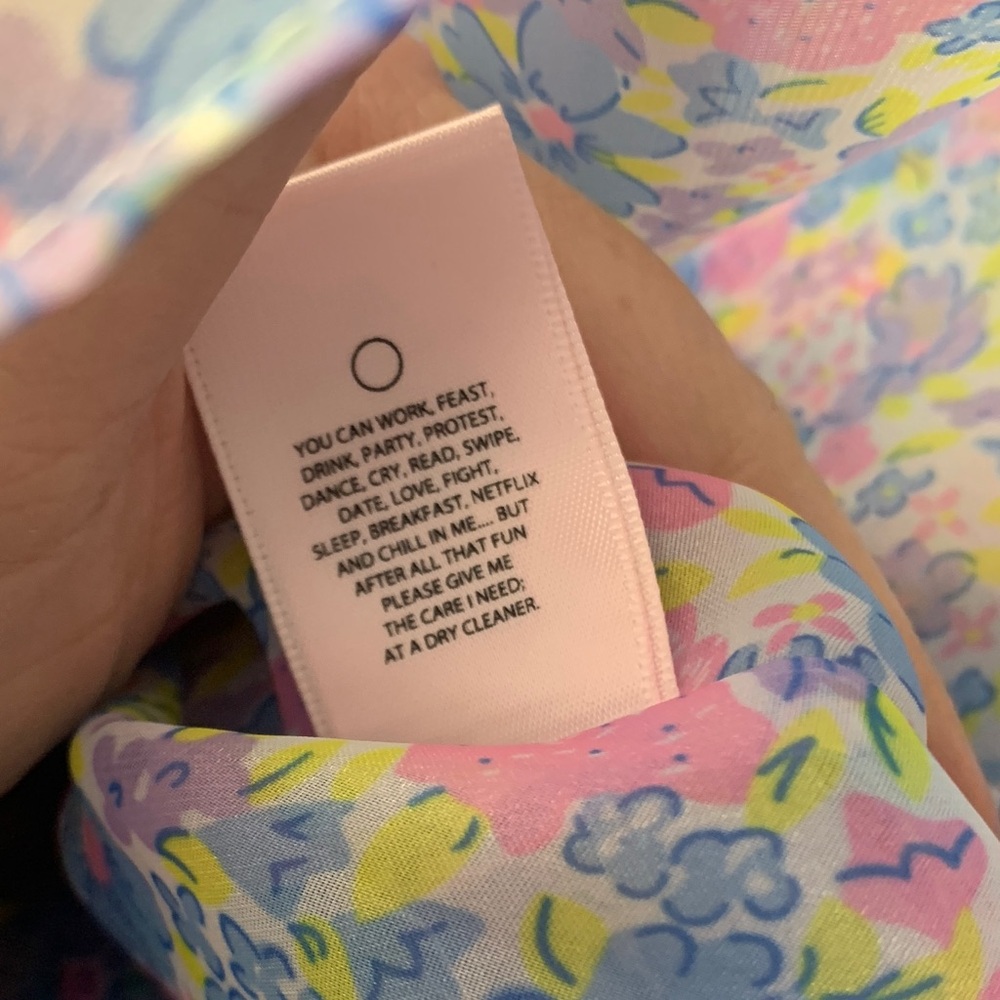 Selkie size medium new Bon Bon puff Floral mini Dress pink purple baby girl phot - Picture 10 of 11